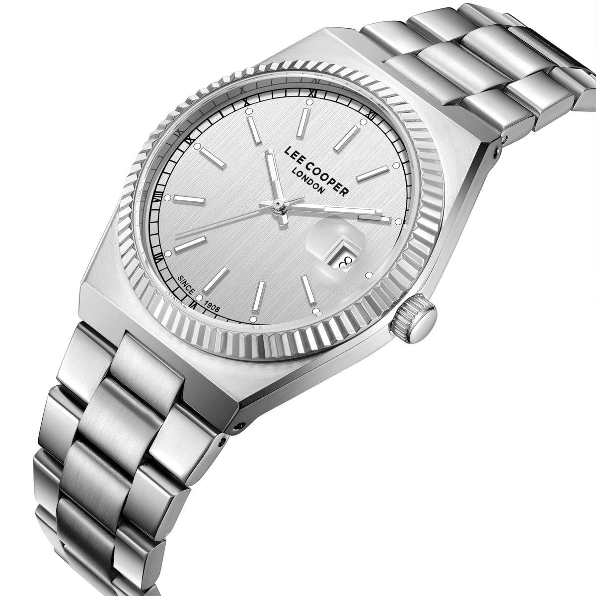 LEE COOPER Men’s Multi Function Silver Dial Watch – LC08374.330