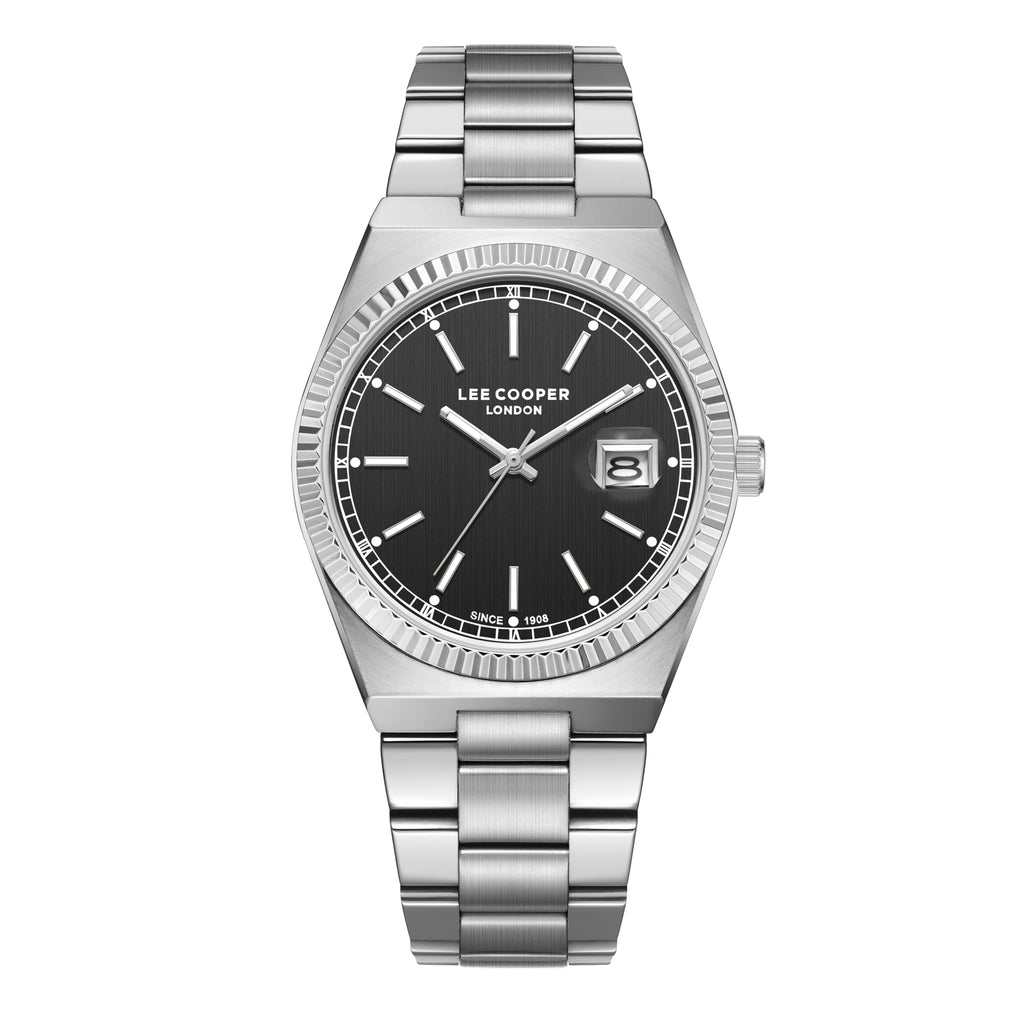 LEE COOPER Men’s Multi Function GUN BLACK Dial Watch – LC08374.350