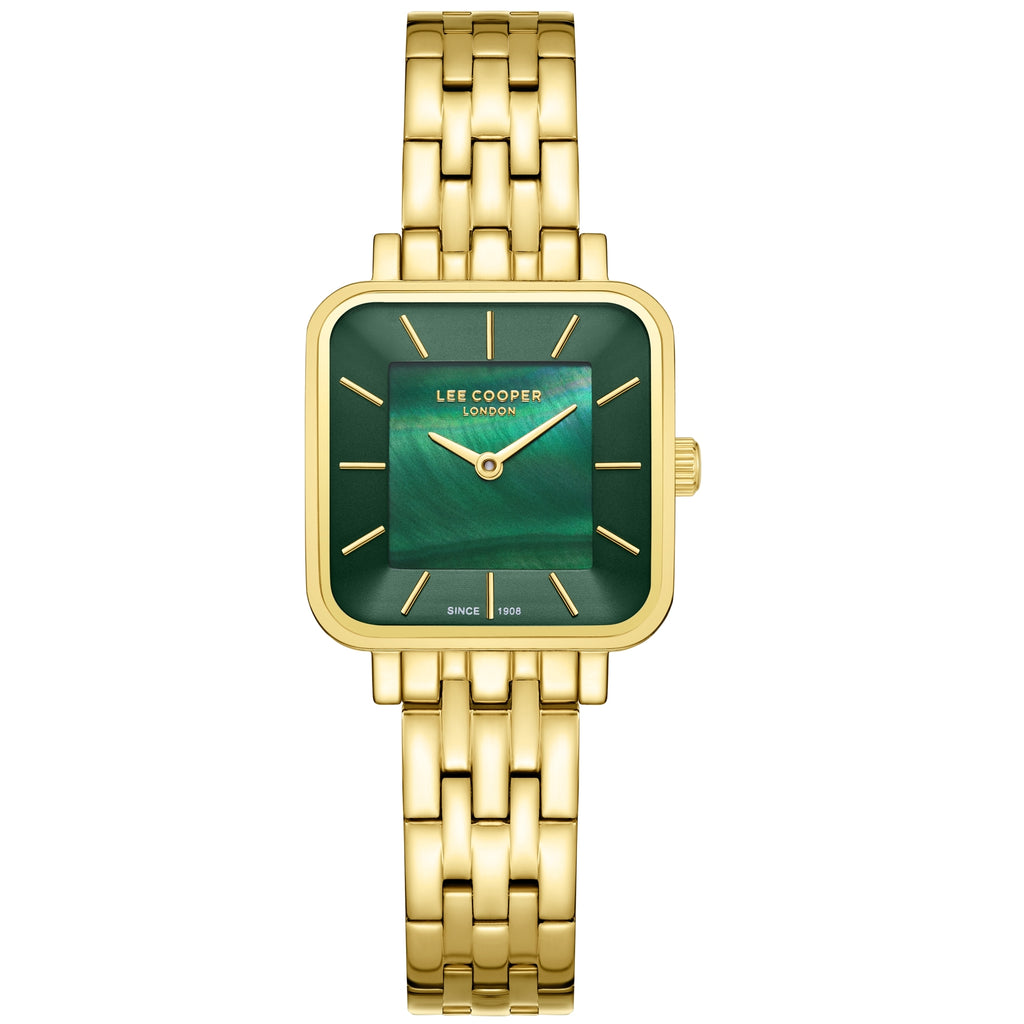 LEE COOPER Women’s Analog GREEN MOP Dial Watch – LC08380.170