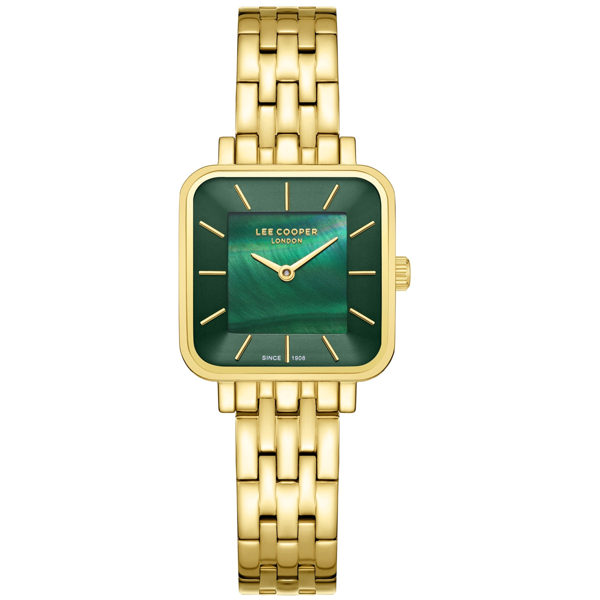 LEE COOPER Women’s Analog GREEN MOP Dial Watch – LC08380.170