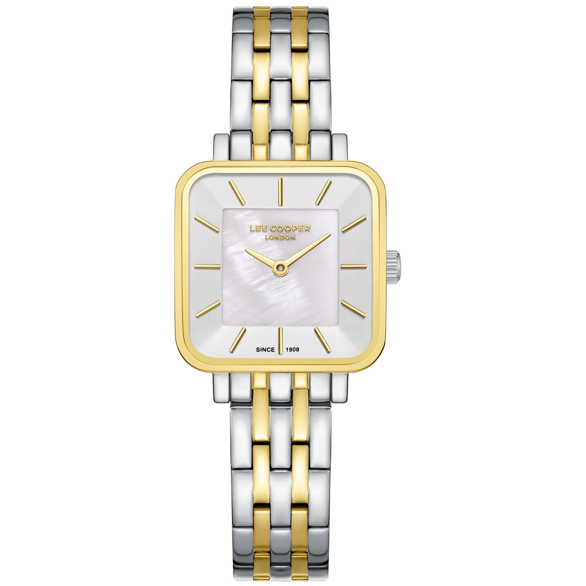 LEE COOPER Women’s Analog WHITE MOP Dial Watch – LC08380.230