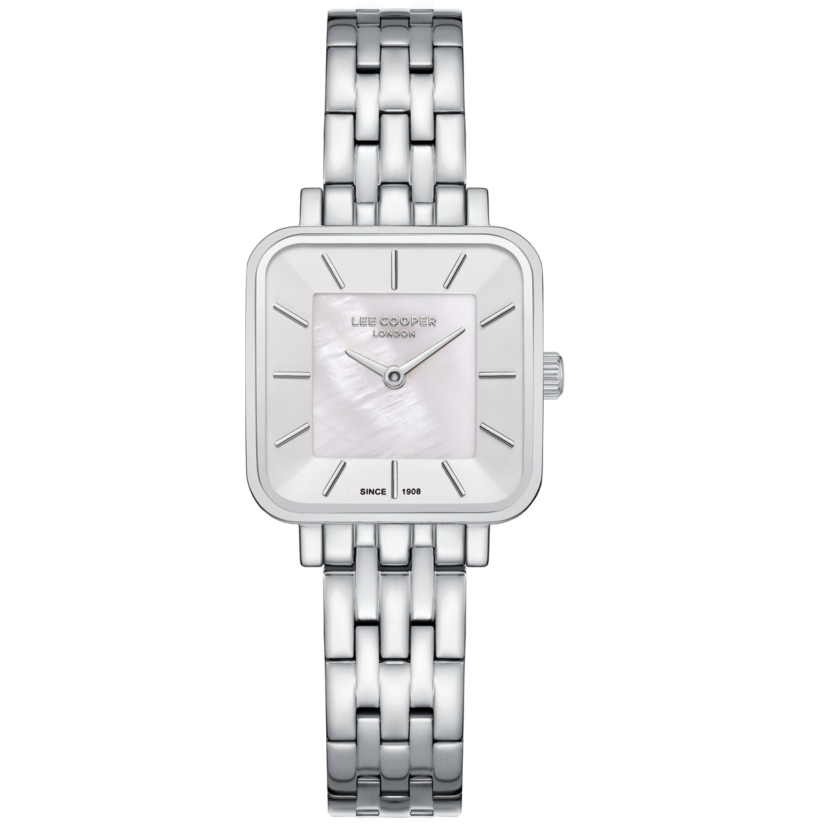 LEE COOPER Women’s Analog WHITE MOP Dial Watch – LC08380.330