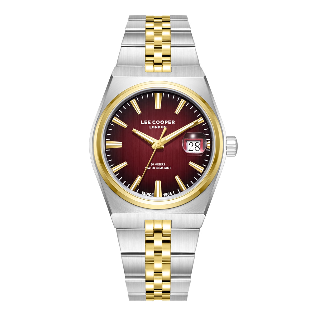 LEE COOPER Men’s Multi Function Red Dial Watch – LC08397.280