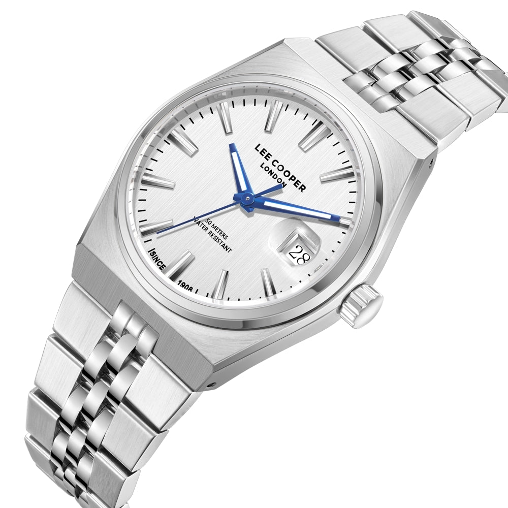 LEE COOPER Men’s Multi Function Silver Dial Watch – LC08397.330