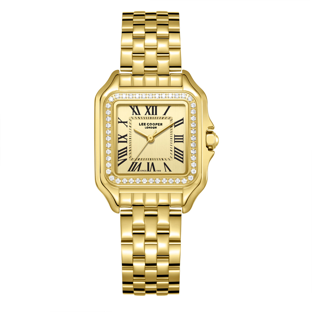 LEE COOPER Women’s Analog Gold Dial Watch – LC08398.110