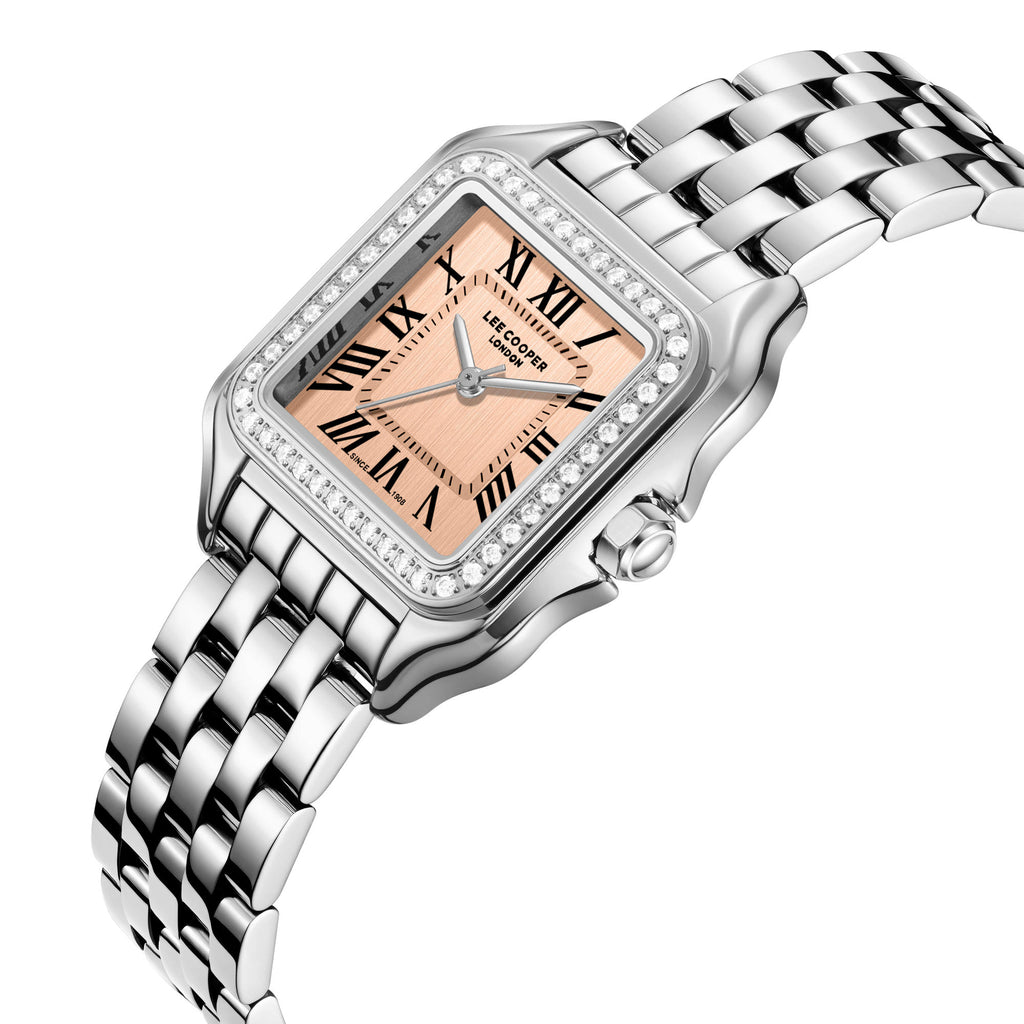 LEE COOPER Women’s Analog Rose Gold Dial Watch – LC08398.300