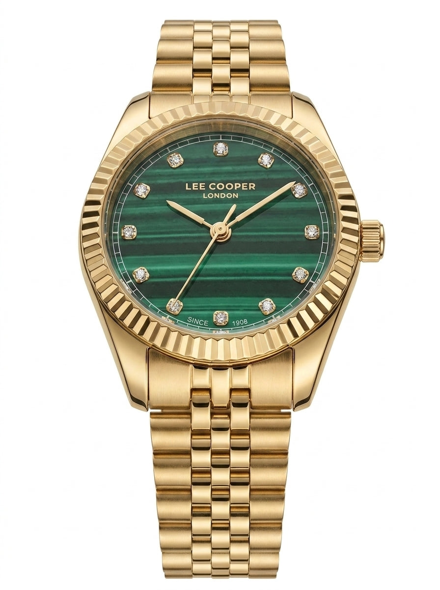 LEE COOPER Women’s Analog Green Dial Watch – LC08400.170