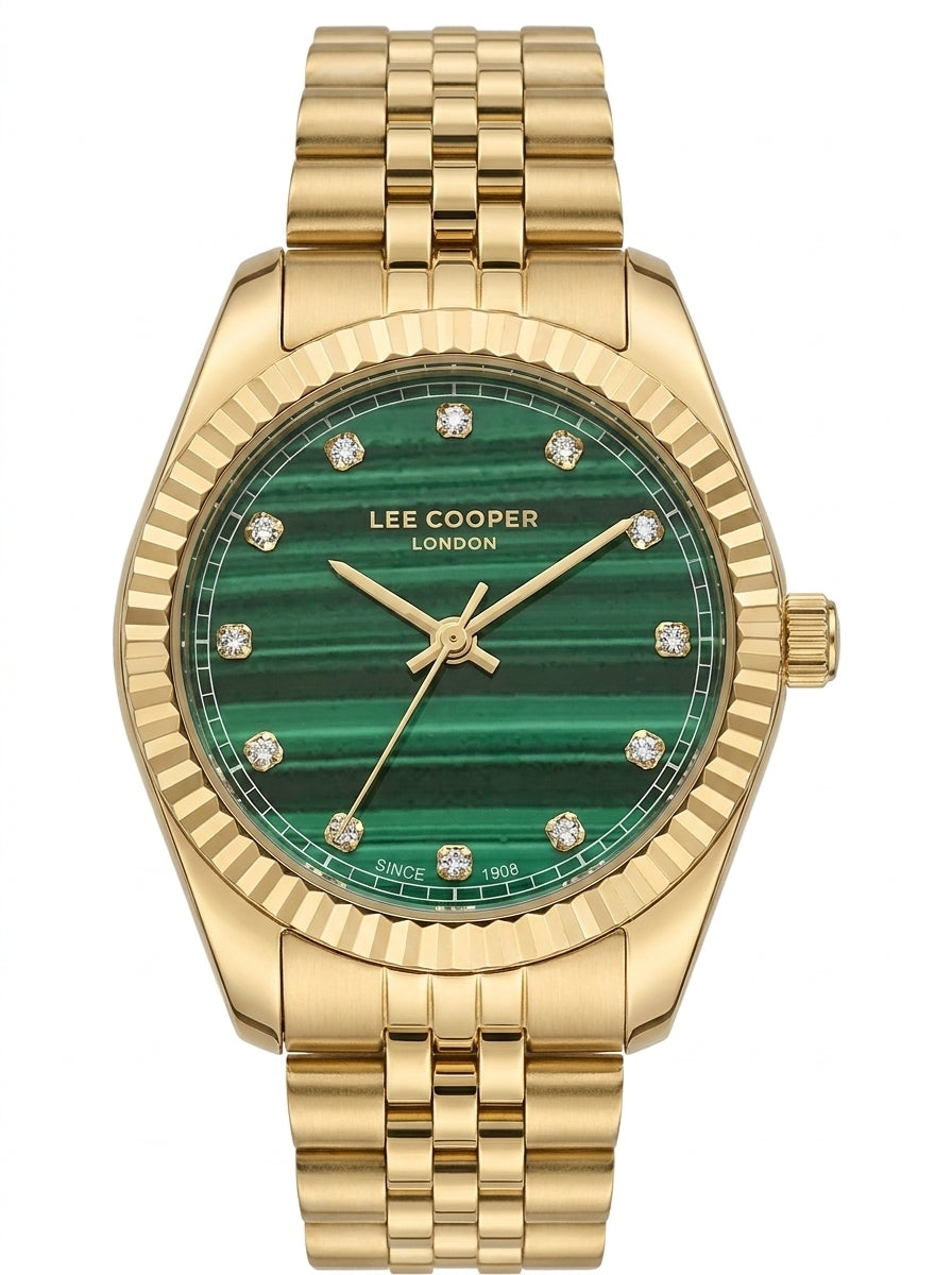 LEE COOPER Women’s Analog Green Dial Watch – LC08400.170