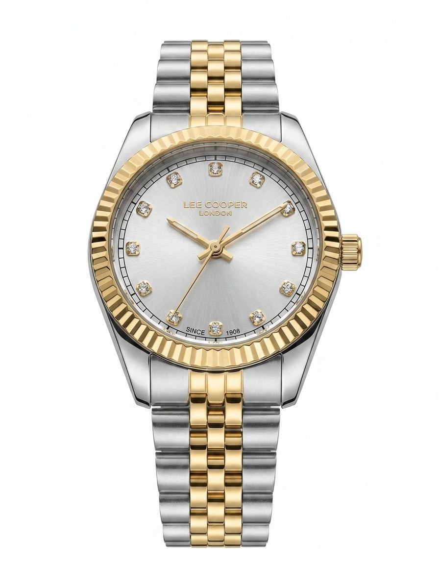 LEE COOPER Women’s Analog Silver Dial Watch – LC08400.230