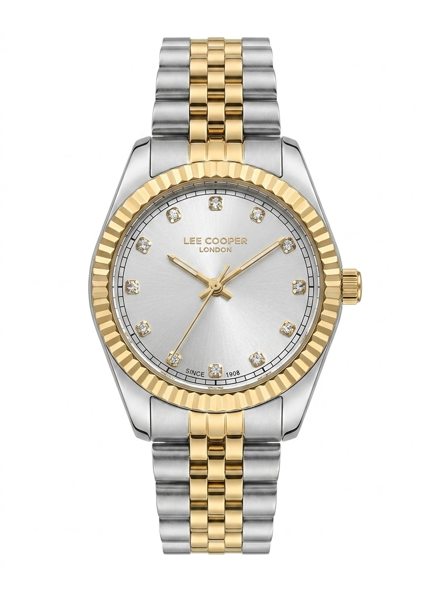 LEE COOPER Women’s Analog Silver Dial Watch – LC08400.230