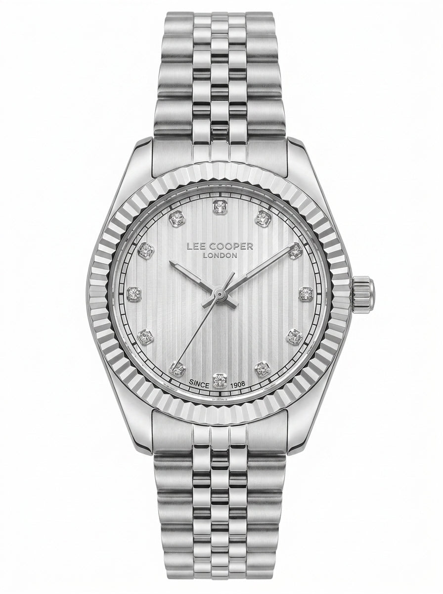 LEE COOPER Women’s Analog Silver Dial Watch – LC08400.330