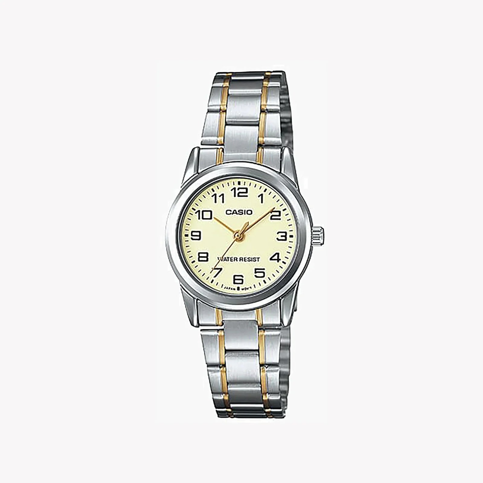 CASIO Women's Silver & Gold Watch | LTP-V001SG-9BUDF