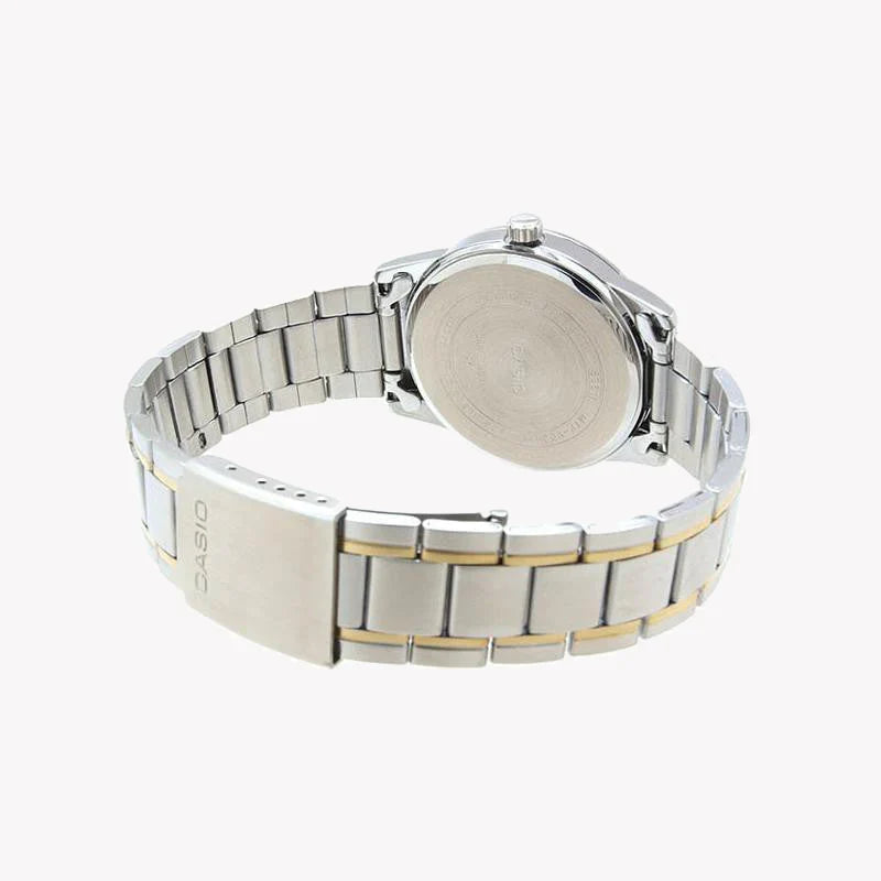 CASIO Women's Silver & Gold Watch | LTP-V001SG-9BUDF