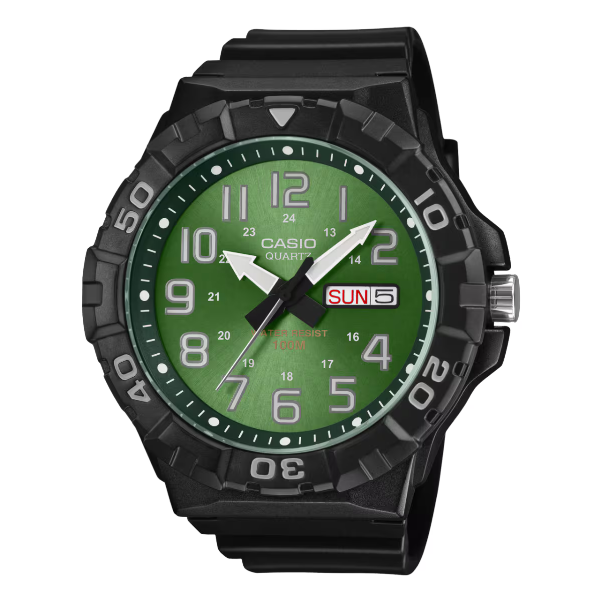 CASIO Men Black Band Digital Watch | MRW-210H-3BVDF