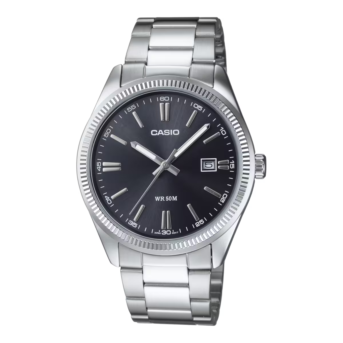 CASIO Men Black Dial Metal Watch | MTP-1302D-1A1VDF