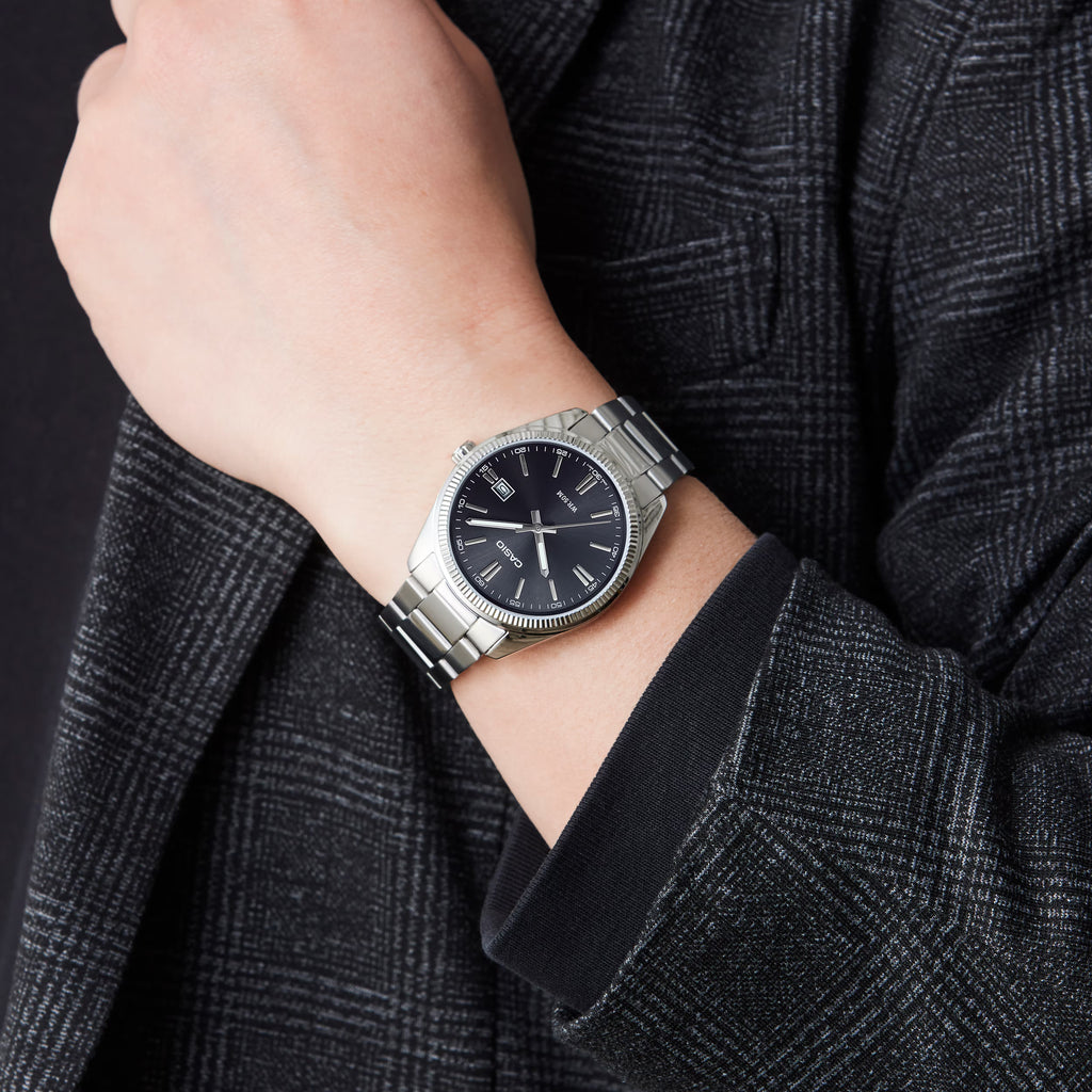 CASIO Men Black Dial Metal Watch | MTP-1302D-1A1VDF
