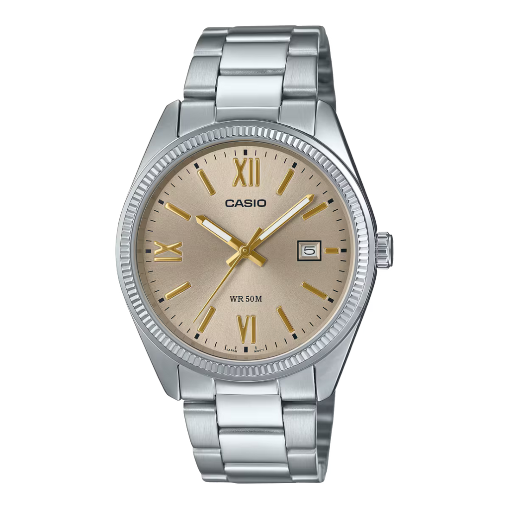 CASIO Men White Dial Metal Watch | MTP-1302DD-9AVDF