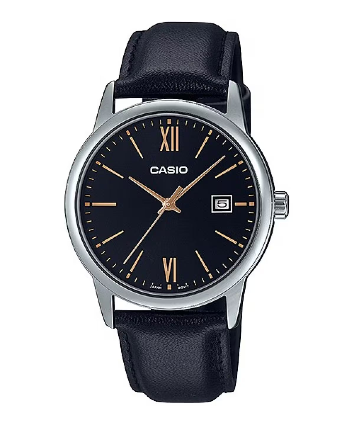CASIO Men's Black Dial Watch | MTP-V002L-1B3UDF