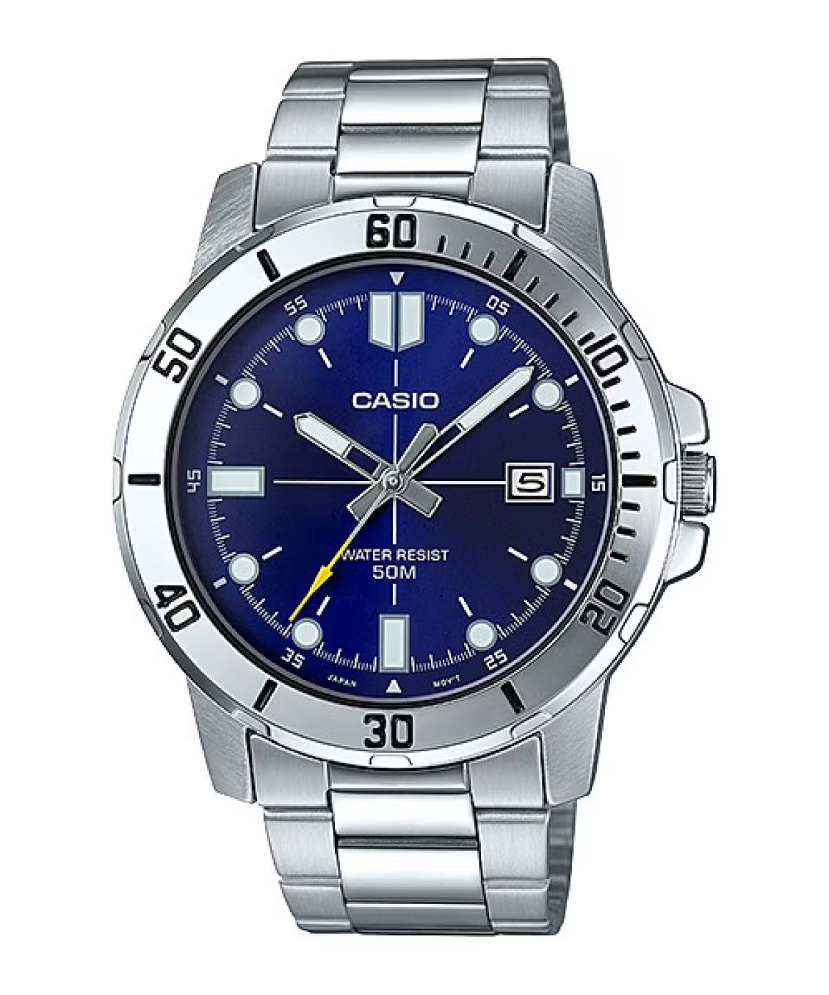 CASIO Men's Blue Dial Watch | MTP-VD01D-2EV