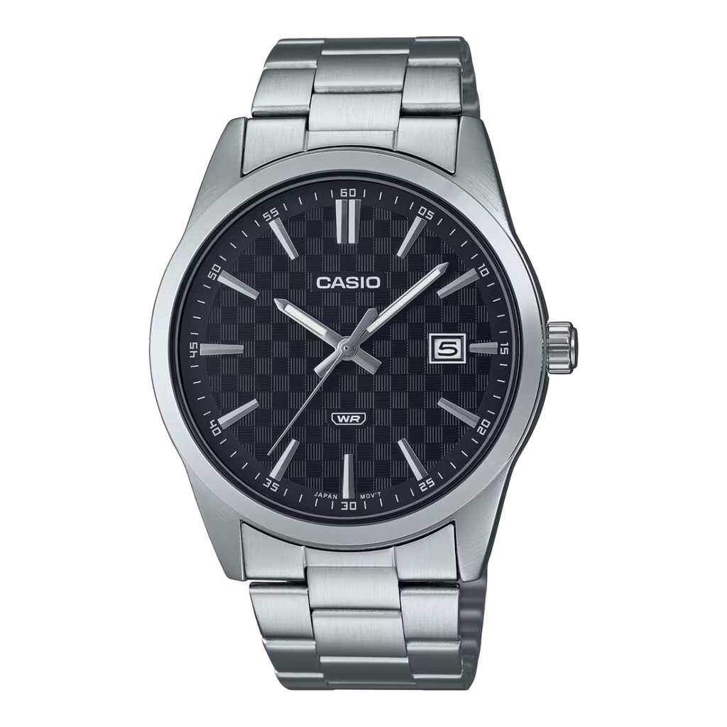 CASIO Men Carbon Dial Watch | MTP-VD03D-1AUDF