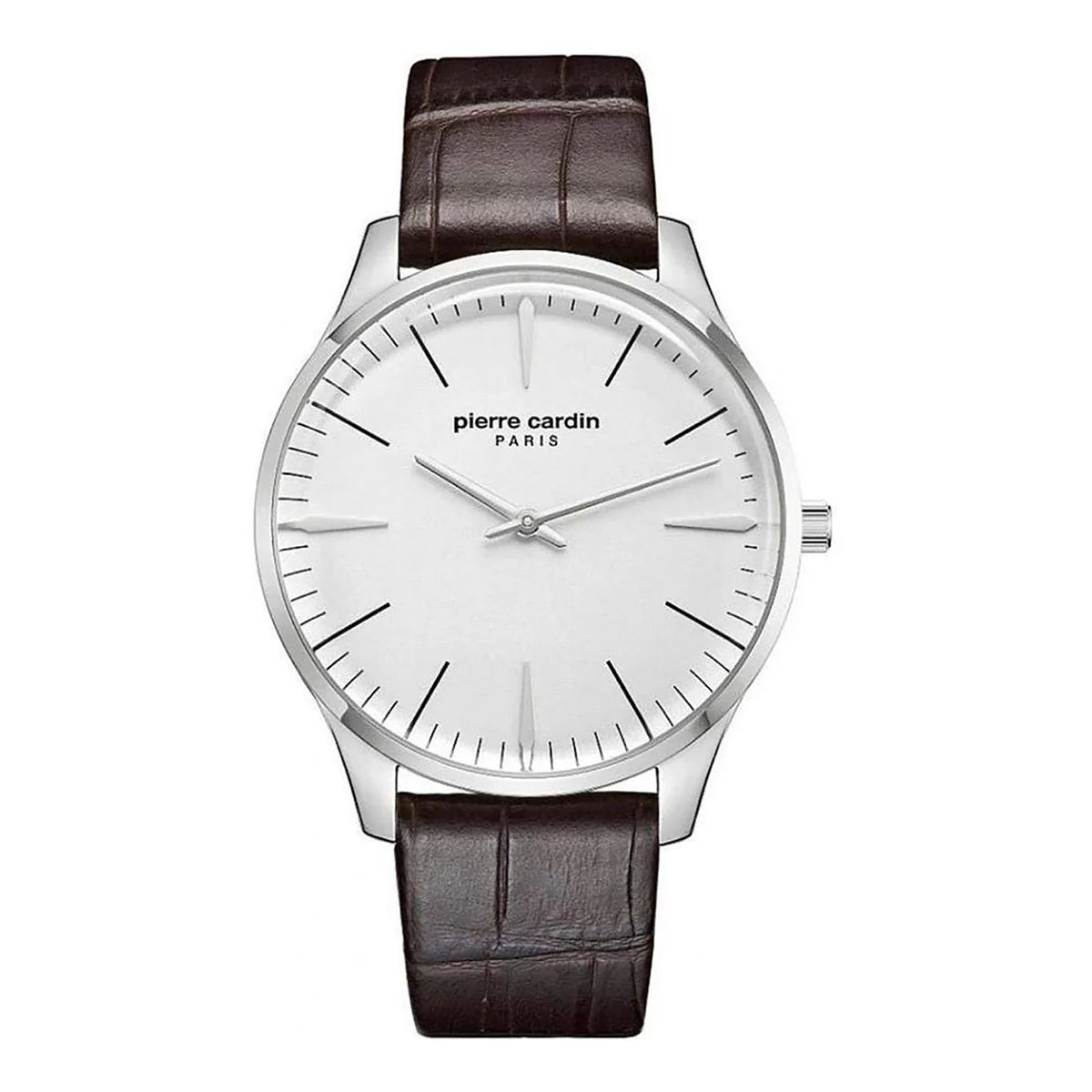 PIERRE CARDIN Men's Silver Case Watch | PC902271F01