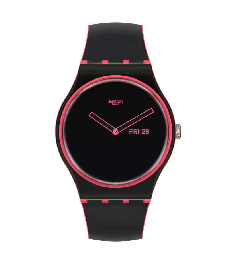 SWATCH Women's Minimal Line Pink Watch | S029P700