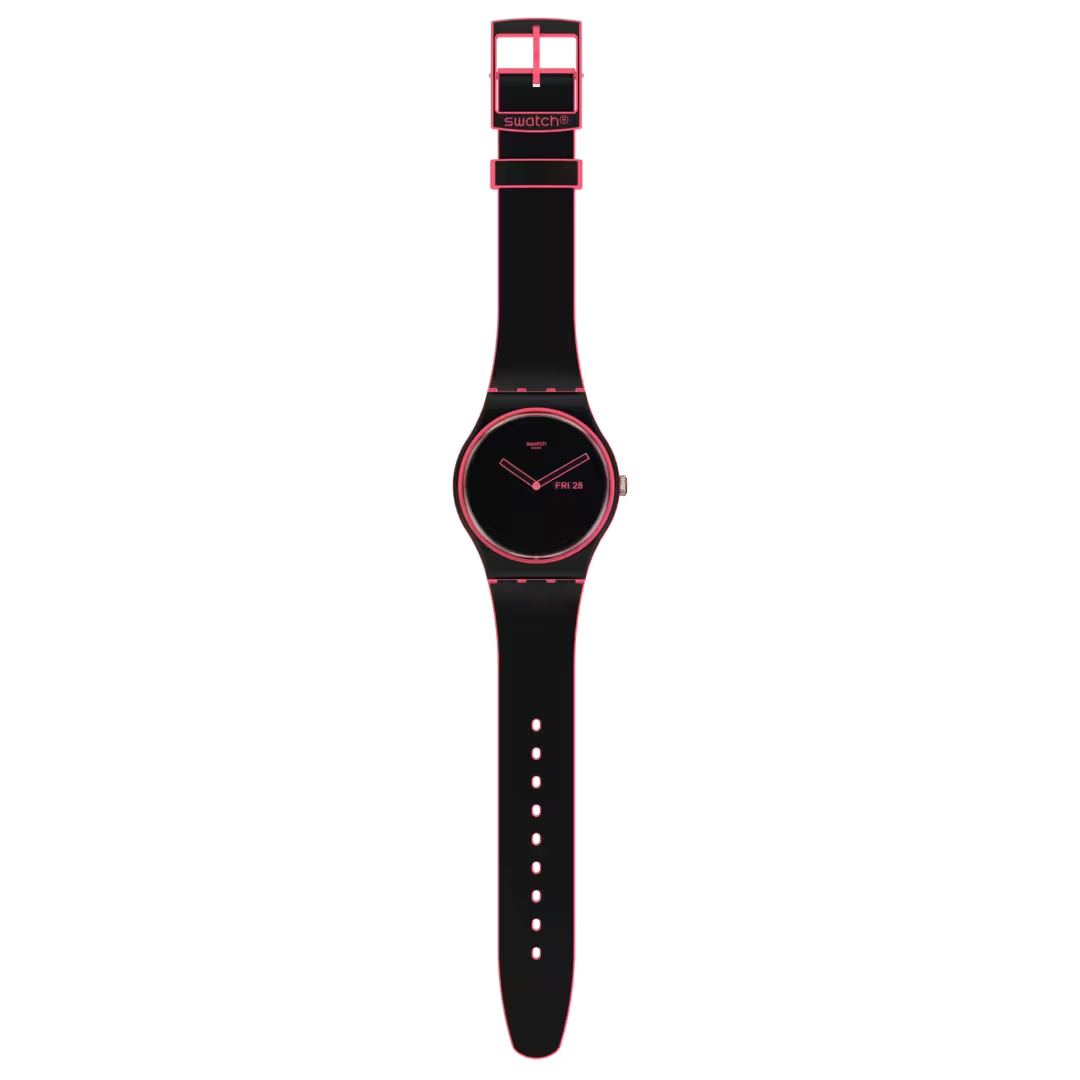 SWATCH Women's Minimal Line Pink Watch | S029P700