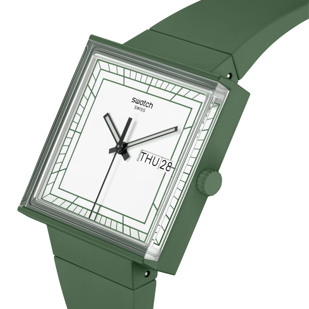 SWATCH Unisex What If Green Watch | S034G700