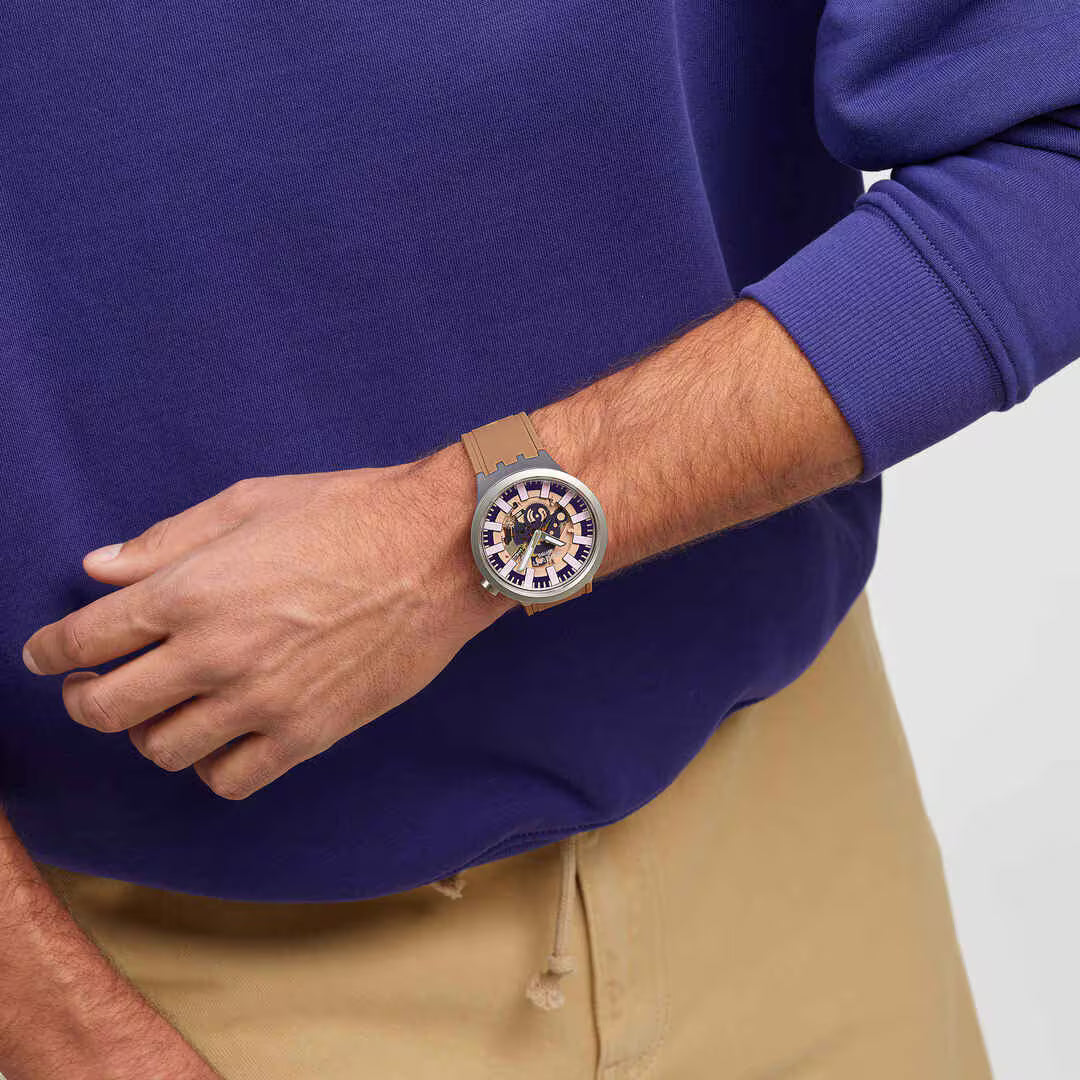 SWATCH Men's Sprinkled Water Watch | SB07S119