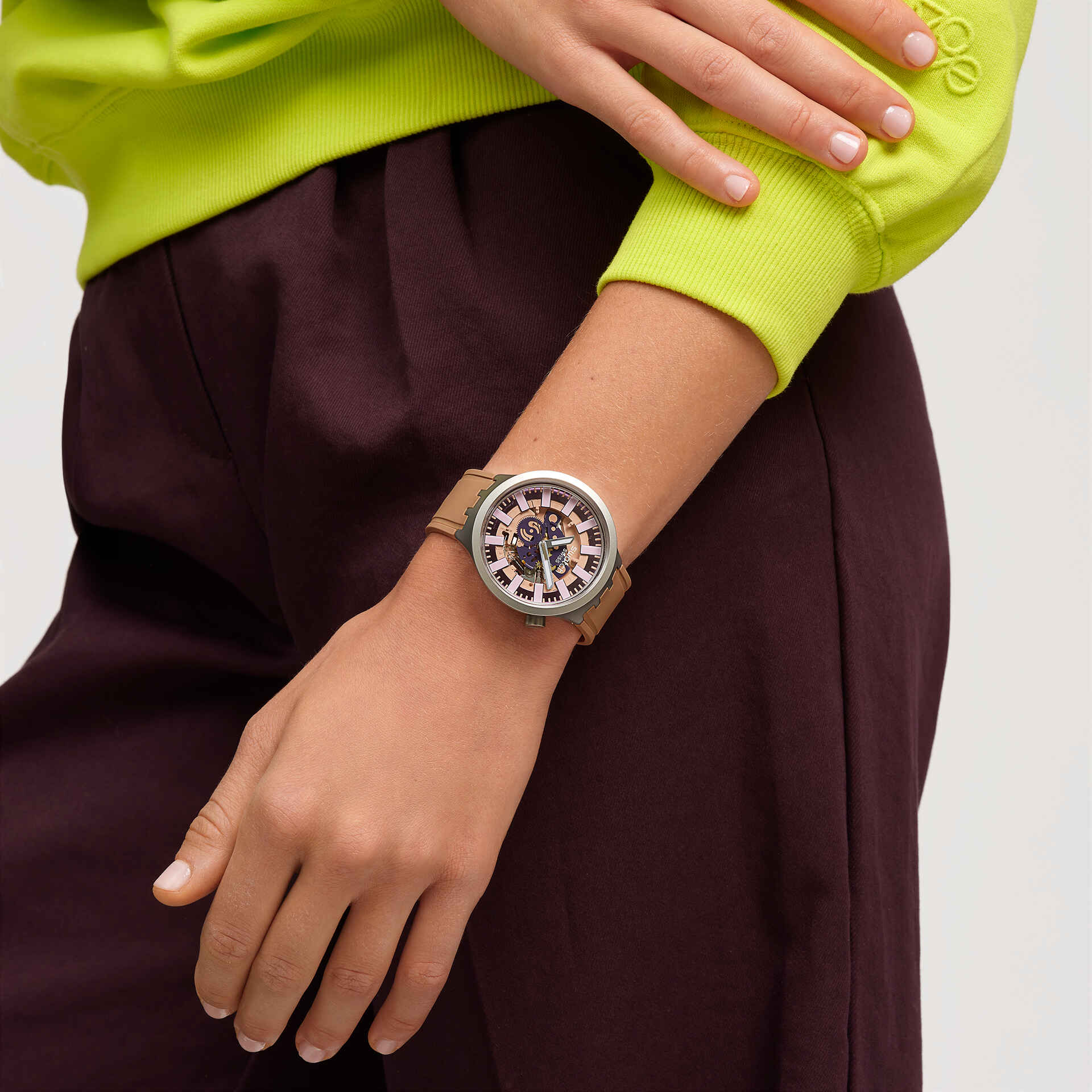 SWATCH Men's Sprinkled Water Watch | SB07S119