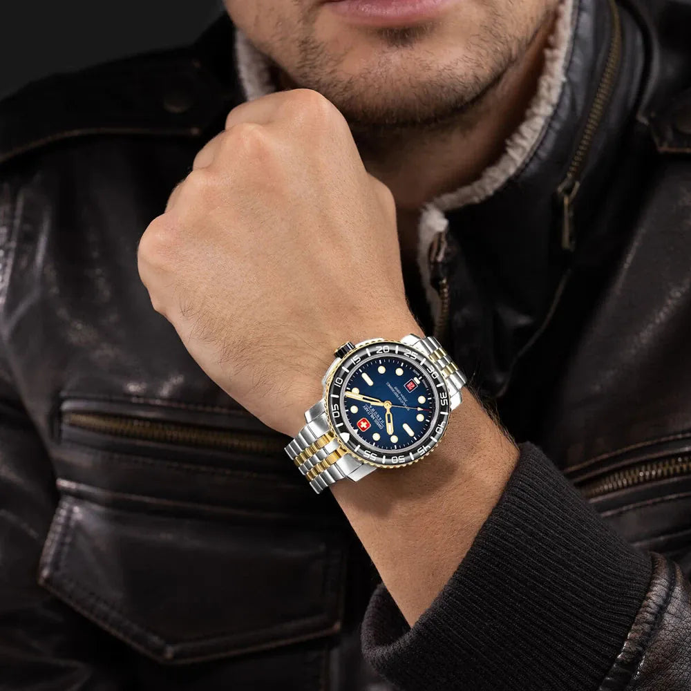 Swiss Military Men's Hanowa Black Marlin Watch | SMWGH0001760