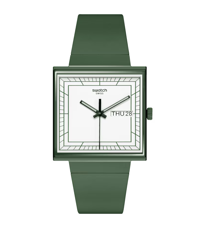 SWATCH Unisex Bioceramic Green Watch | SO34G700