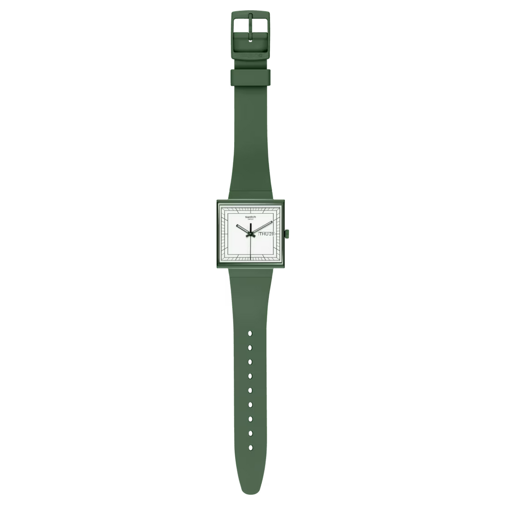 SWATCH Unisex Bioceramic Green Watch | SO34G700