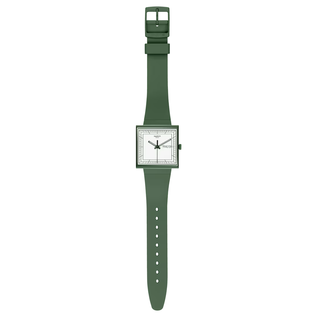 SWATCH Unisex Bioceramic Green Watch | SO34G700