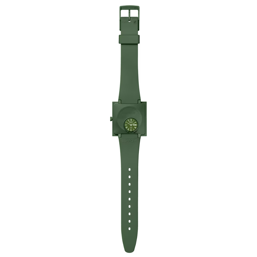 SWATCH Unisex Bioceramic Green Watch | SO34G700