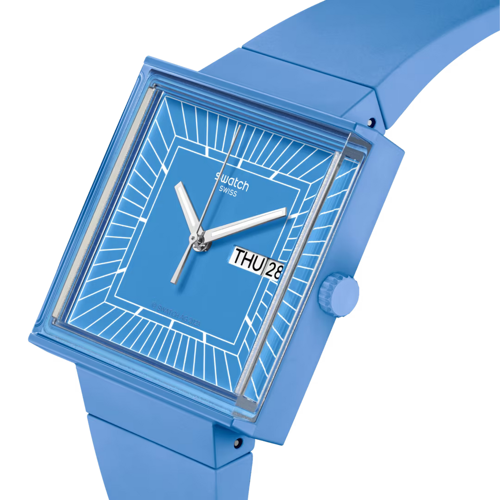 SWATCH Unisex Bioceramic Blue Watch | SO34S700