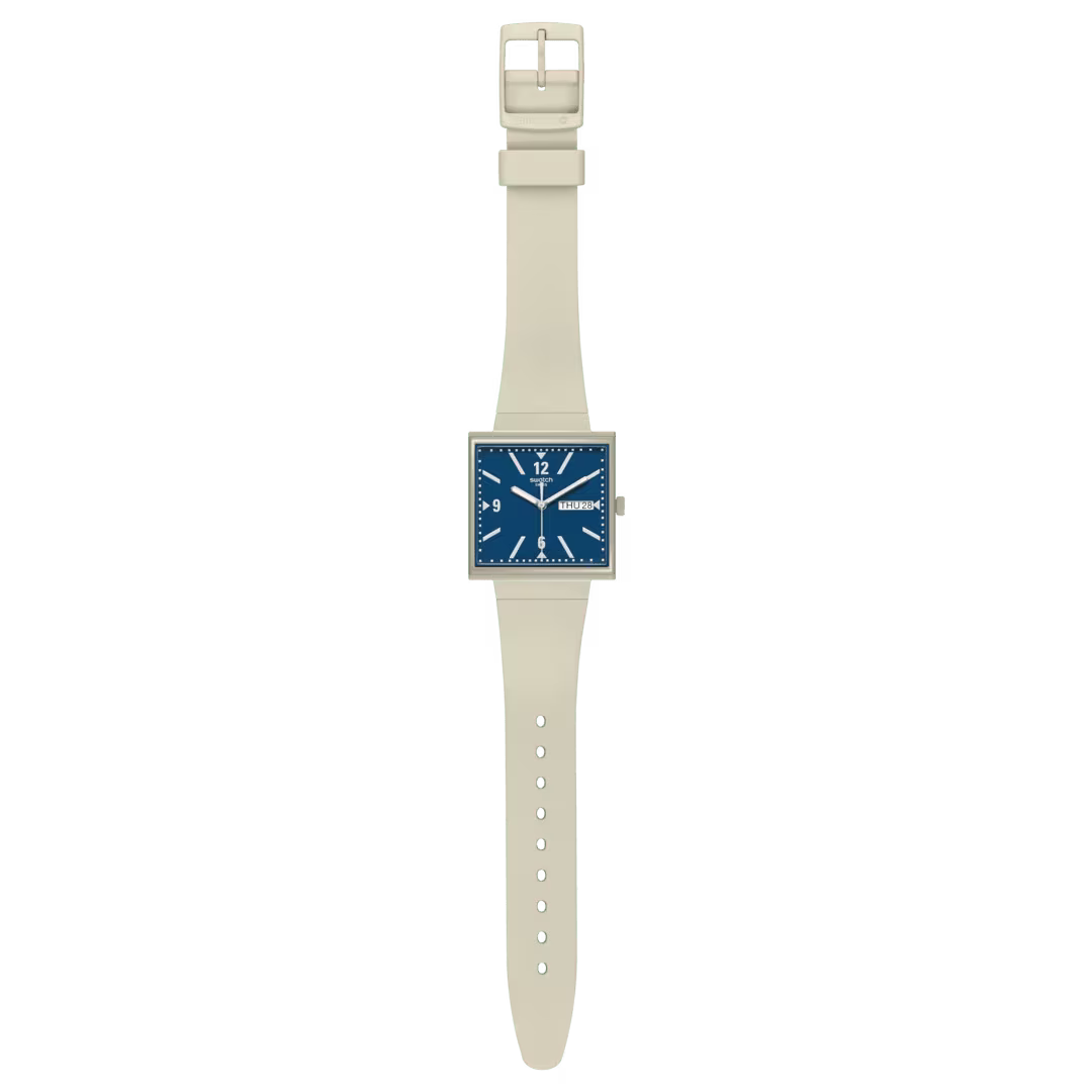 SWATCH Unisex What If Blue Dial Watch | SO34T700