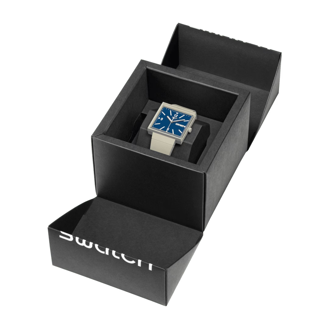 SWATCH Unisex What If Blue Dial Watch | SO34T700