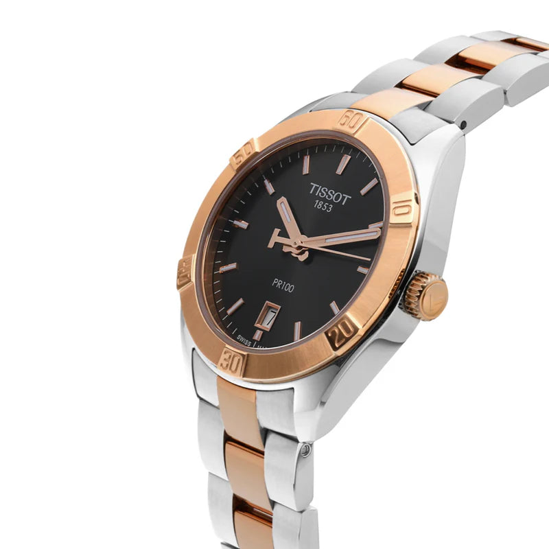 TISSOT Women's Black Dial Watch | T101.910.22.061