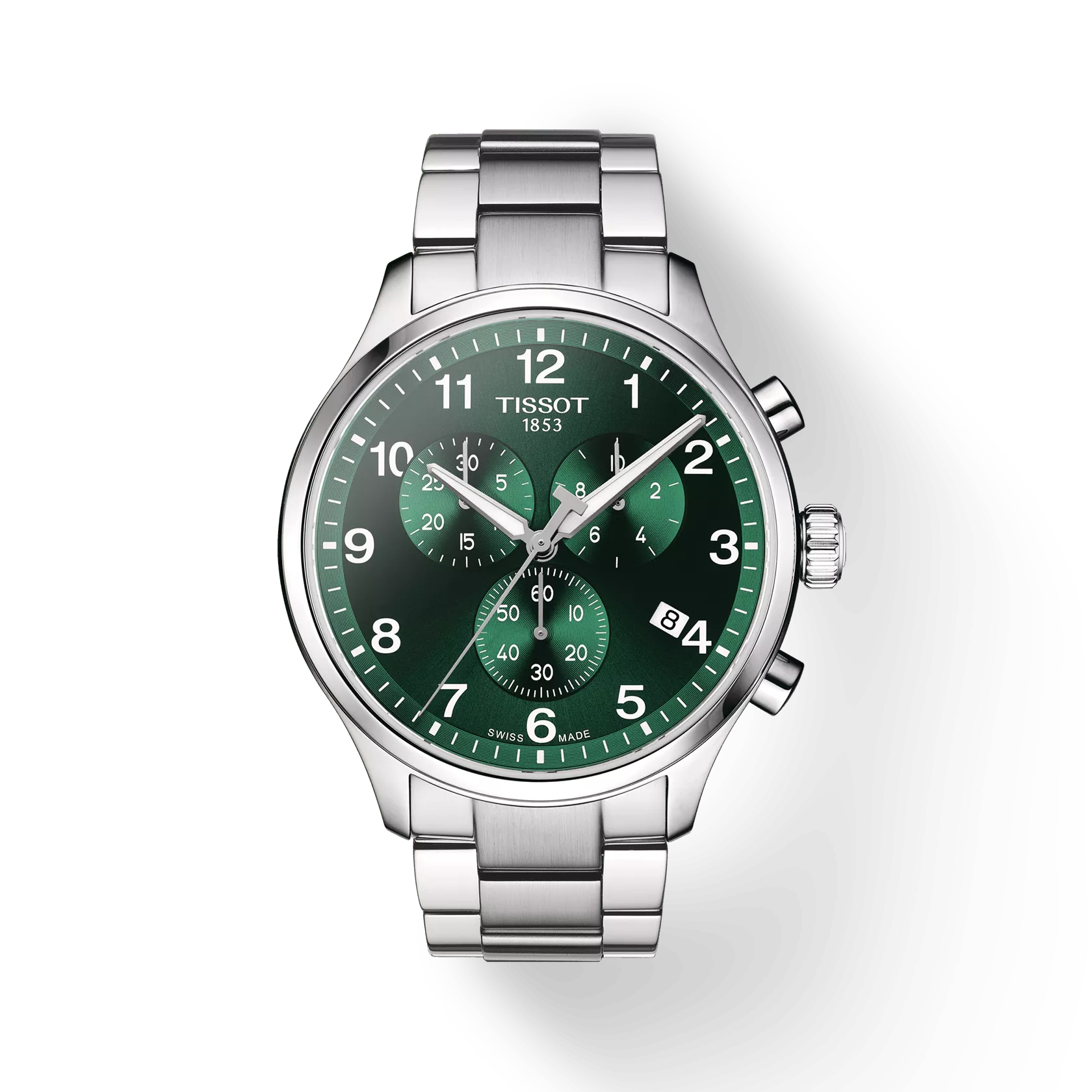 TISSOT Men's Chrono XL Classic Green Dial Watch | T116.617.11.092.00