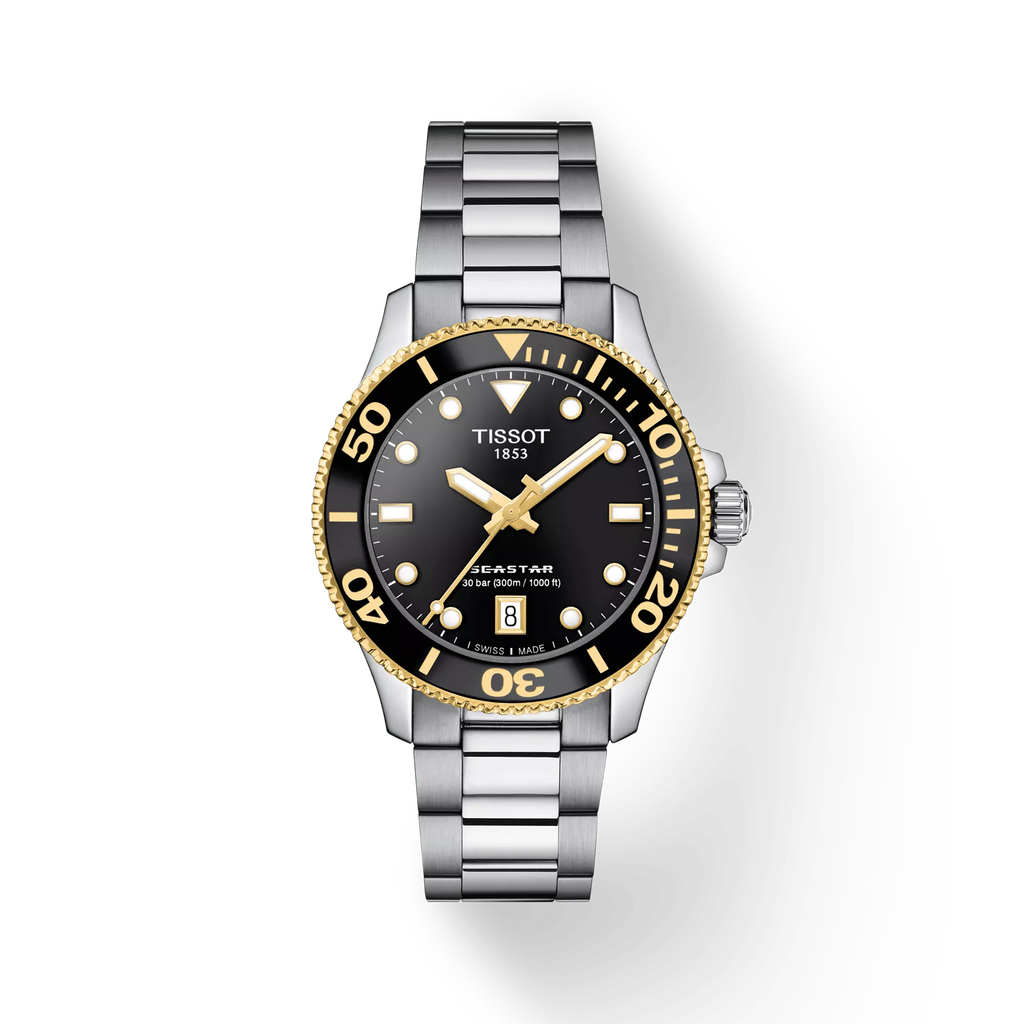 Tissot Men's Seastar 1000 Black Dial Watch | T120.210.21.051.00