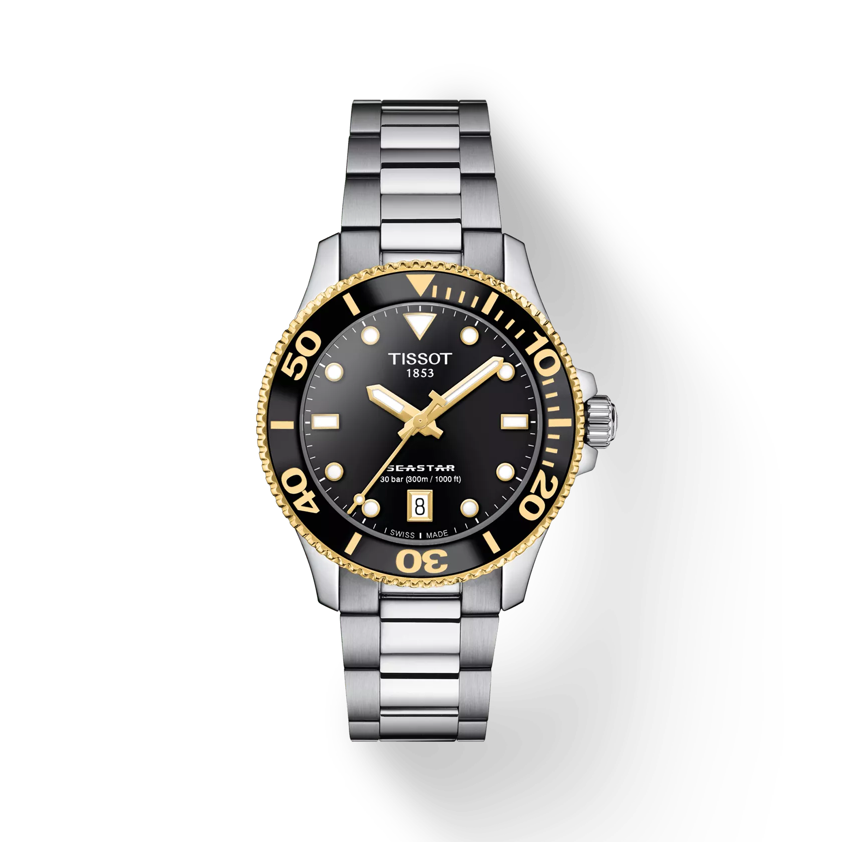 Tissot Men's Seastar 1000 Black Dial Watch | T120.210.21.051.00