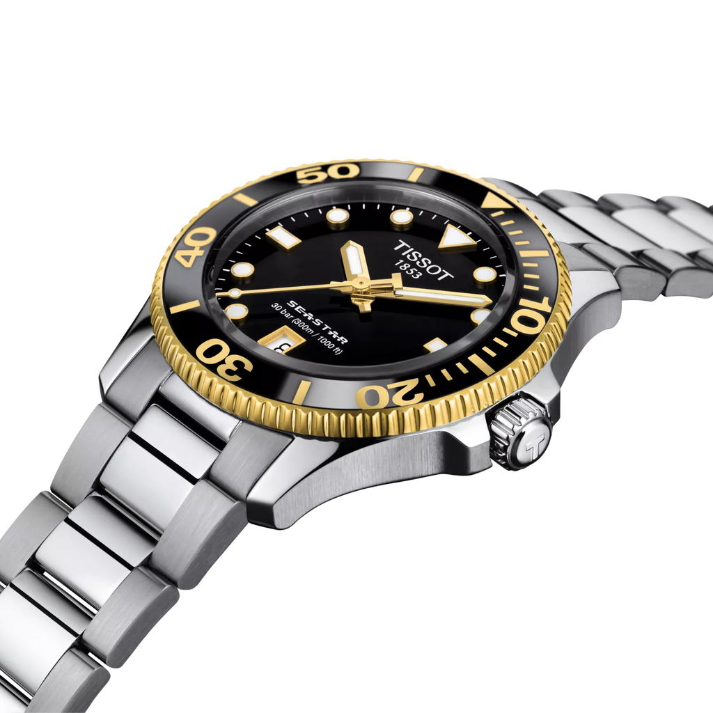 Tissot Men's Seastar 1000 Black Dial Watch | T120.210.21.051.00
