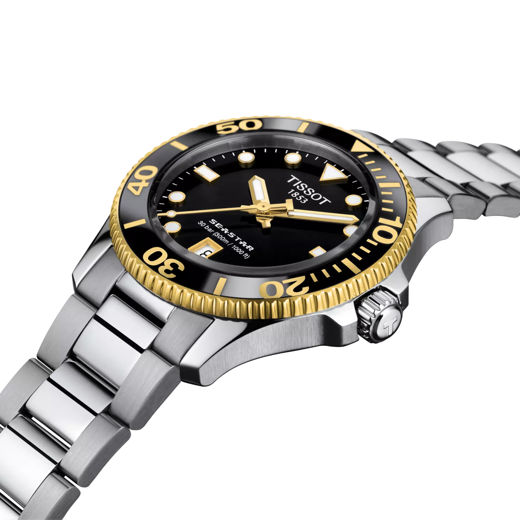 Tissot Men's Seastar 1000 Black Dial Watch | T120.210.21.051.00