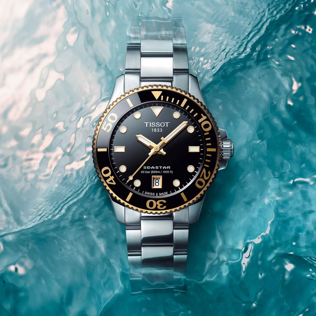 Tissot Men's Seastar 1000 Black Dial Watch | T120.210.21.051.00