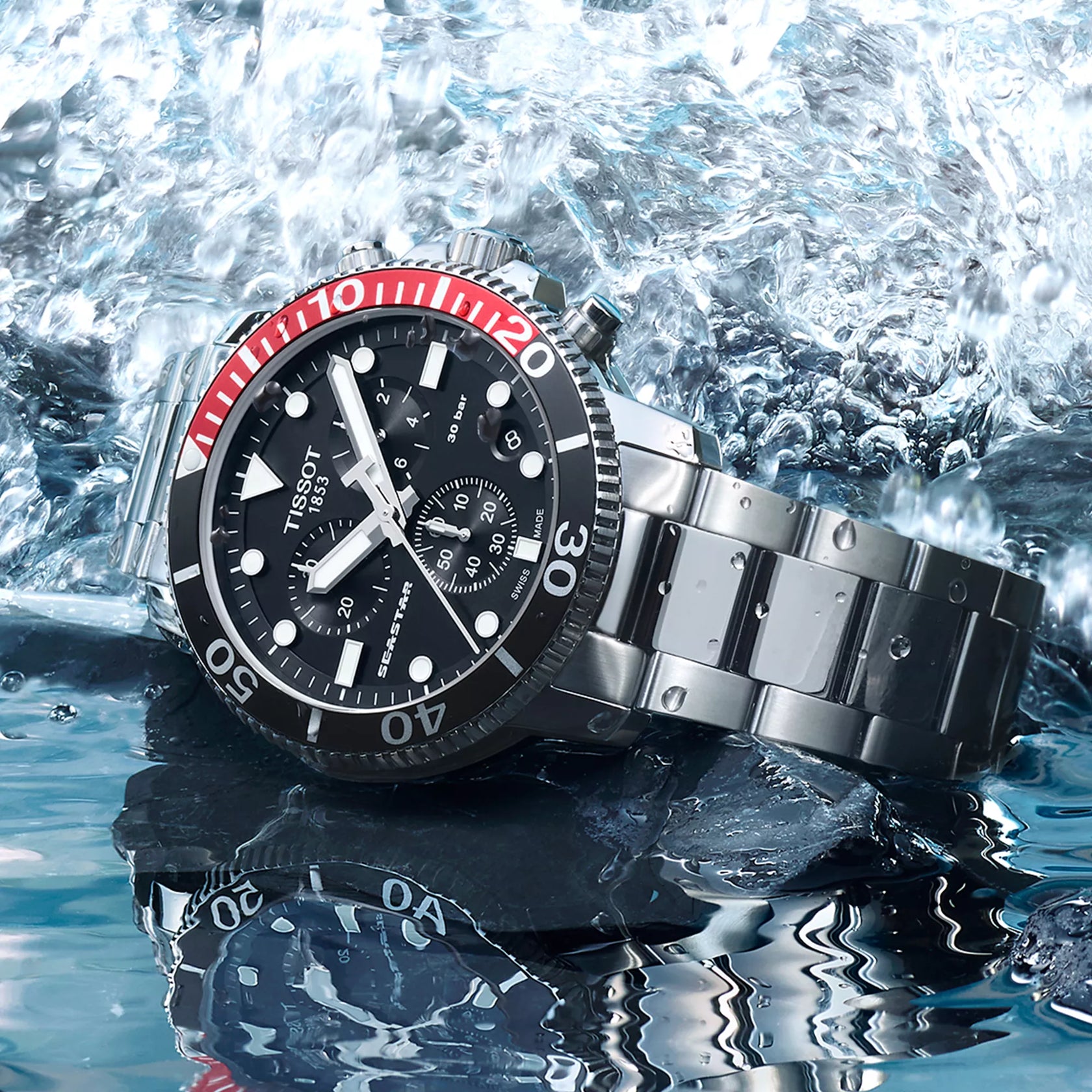 TISSOT Men's Seastar 1000 Chronograph Watch | T120.417.11.051.01