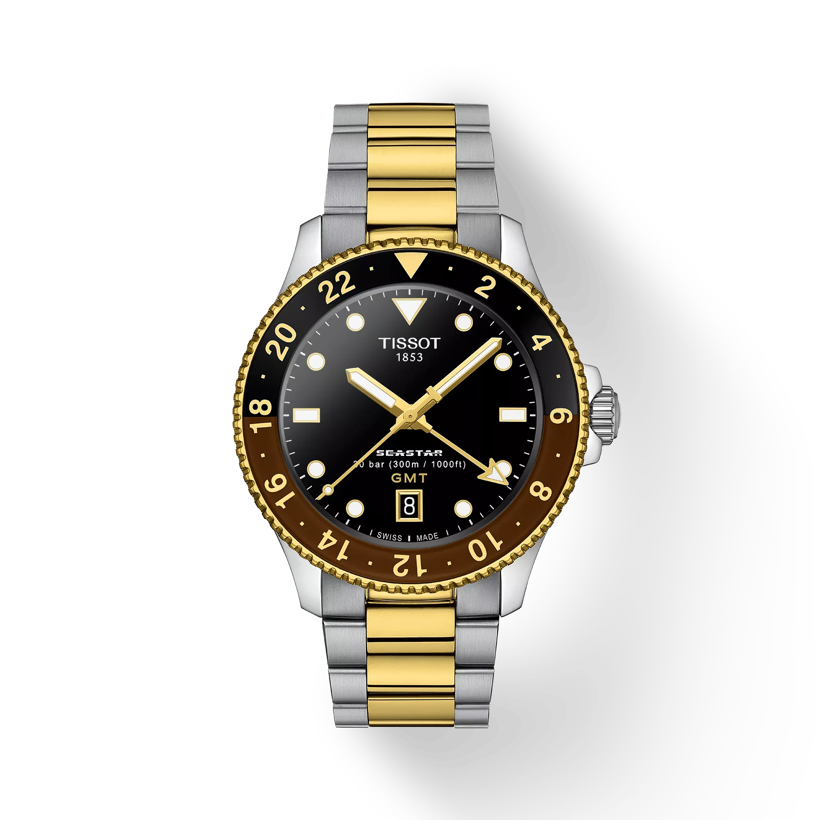 Tissot Men's Seastar 1000 GMT Watch | T120.852.22.051.00