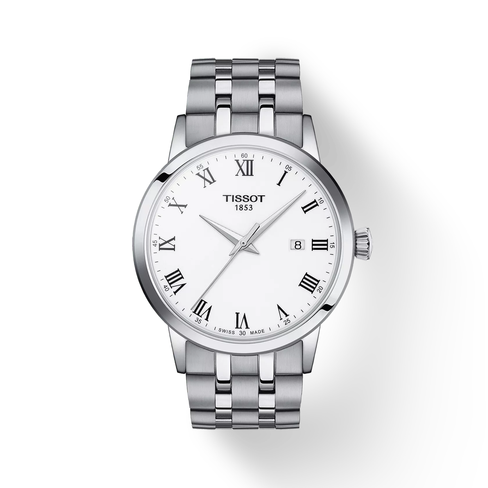TISSOT Men Classic Silver Watch | T129.410.11.013.00
