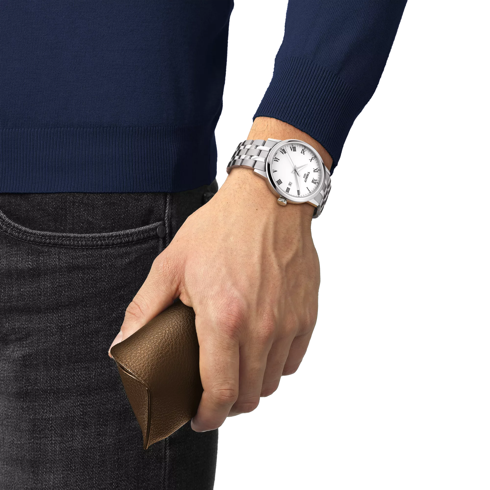 TISSOT Men Classic Silver Watch | T129.410.11.013.00