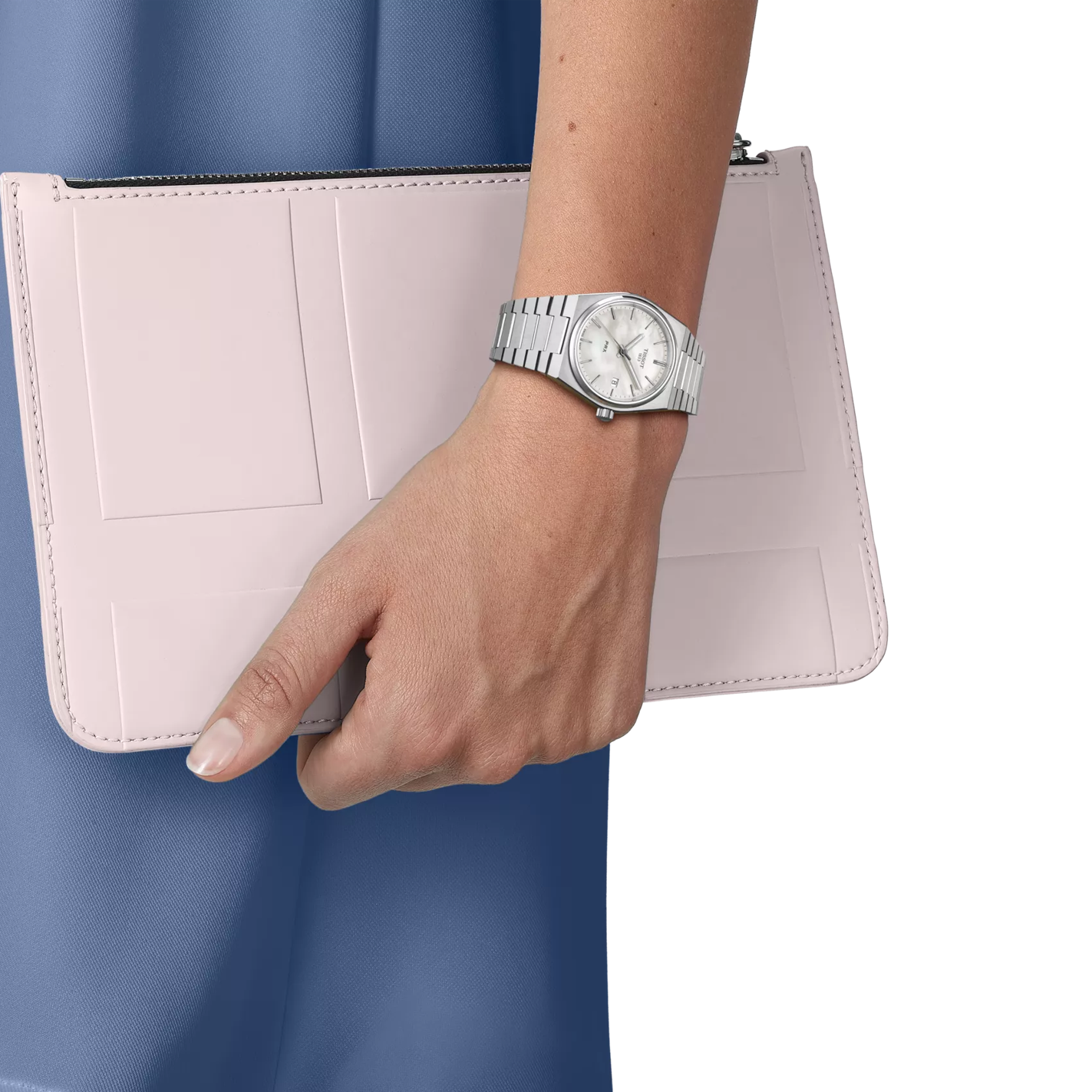 TISSOT Women's PRX White Mother-of-Pearl Dial Watch | T137.210.11.111.00